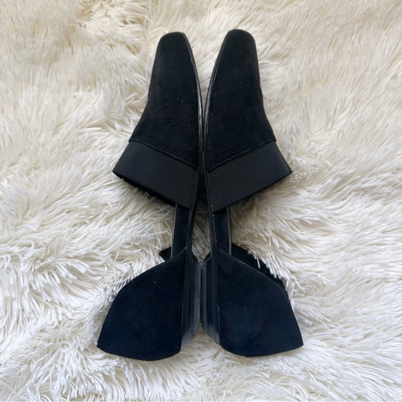 Eileen Fisher Black Ida D'orsay Ballerina Flats US Size 7 - Picture 4 of 10